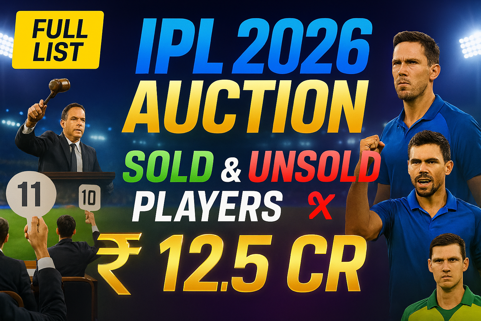 IPL 2026 Auction