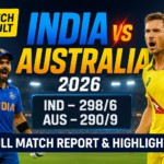 India vs Australia 2026