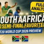 T20 World Cup 2026 Semi-Final Preview